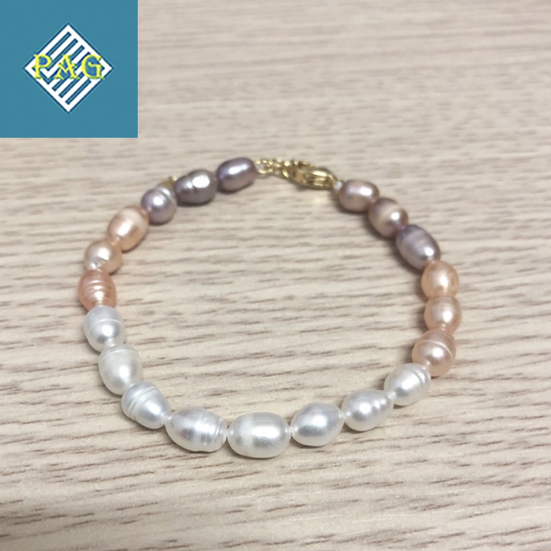 Lắc Tay Trai, Chuỗi Vòng Tay Pearl Nước Ngọt AAA