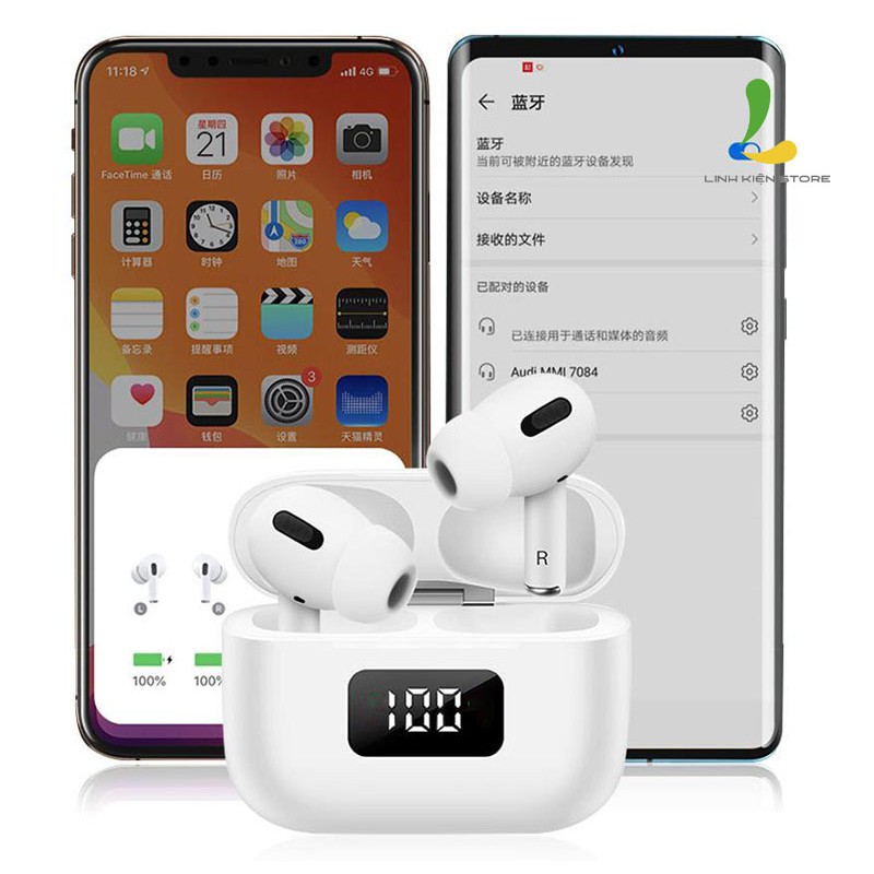 Tai nghe Bluetooth TWS I69 - Tai nghe không dây bluetooth 5.0 dành cho Android và iOS