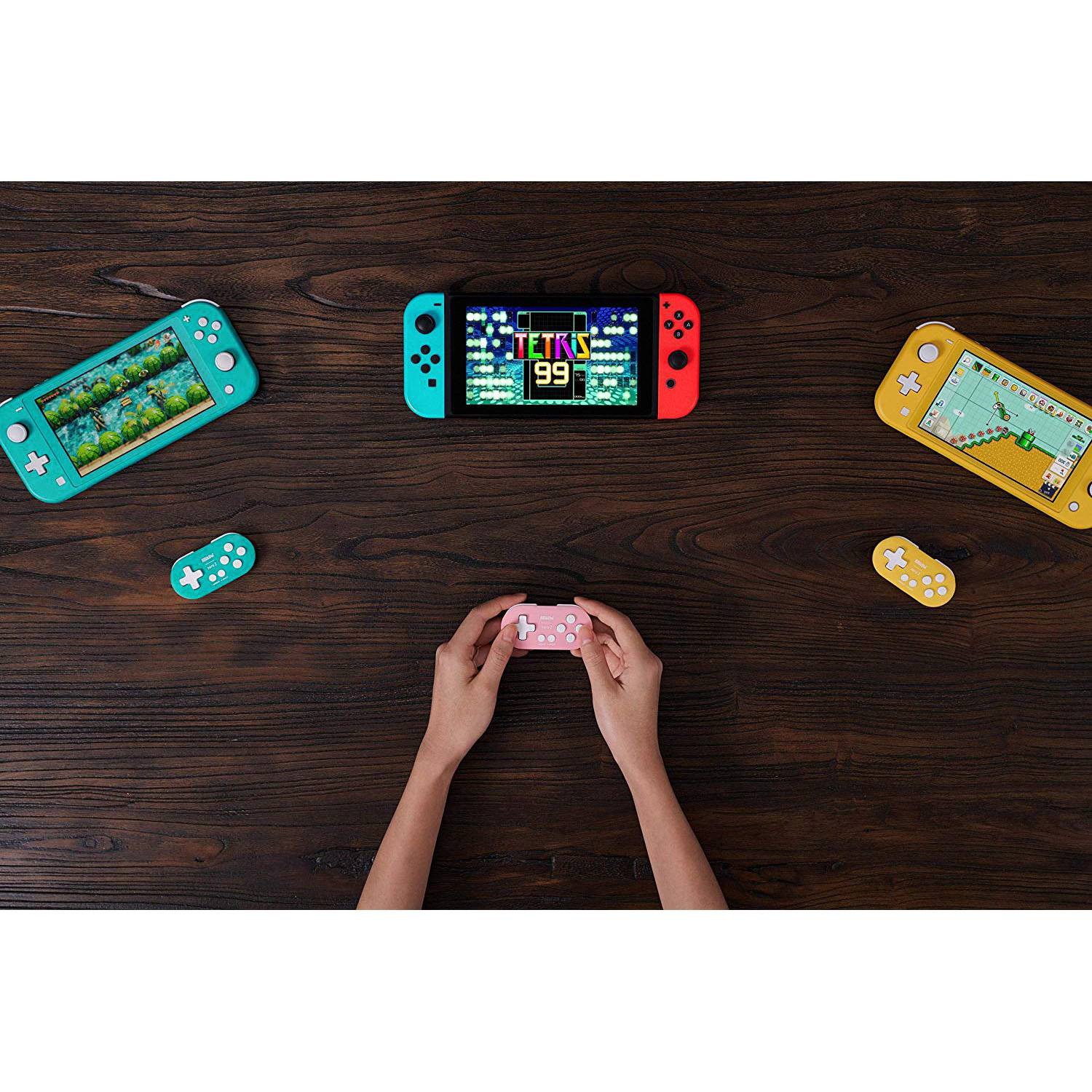 Tay Cầm Chơi Game Bluetooth Không Dây 8bitdo Zero 2 Màu Hồng