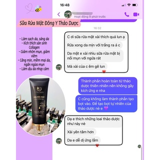 SỮA RỬA MẶT ĐÔNG Y THẢO DƯỢC