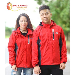 Áo khoác gió 2 lớp the north face - áo khoác đôi chống thấm nước hottrend1