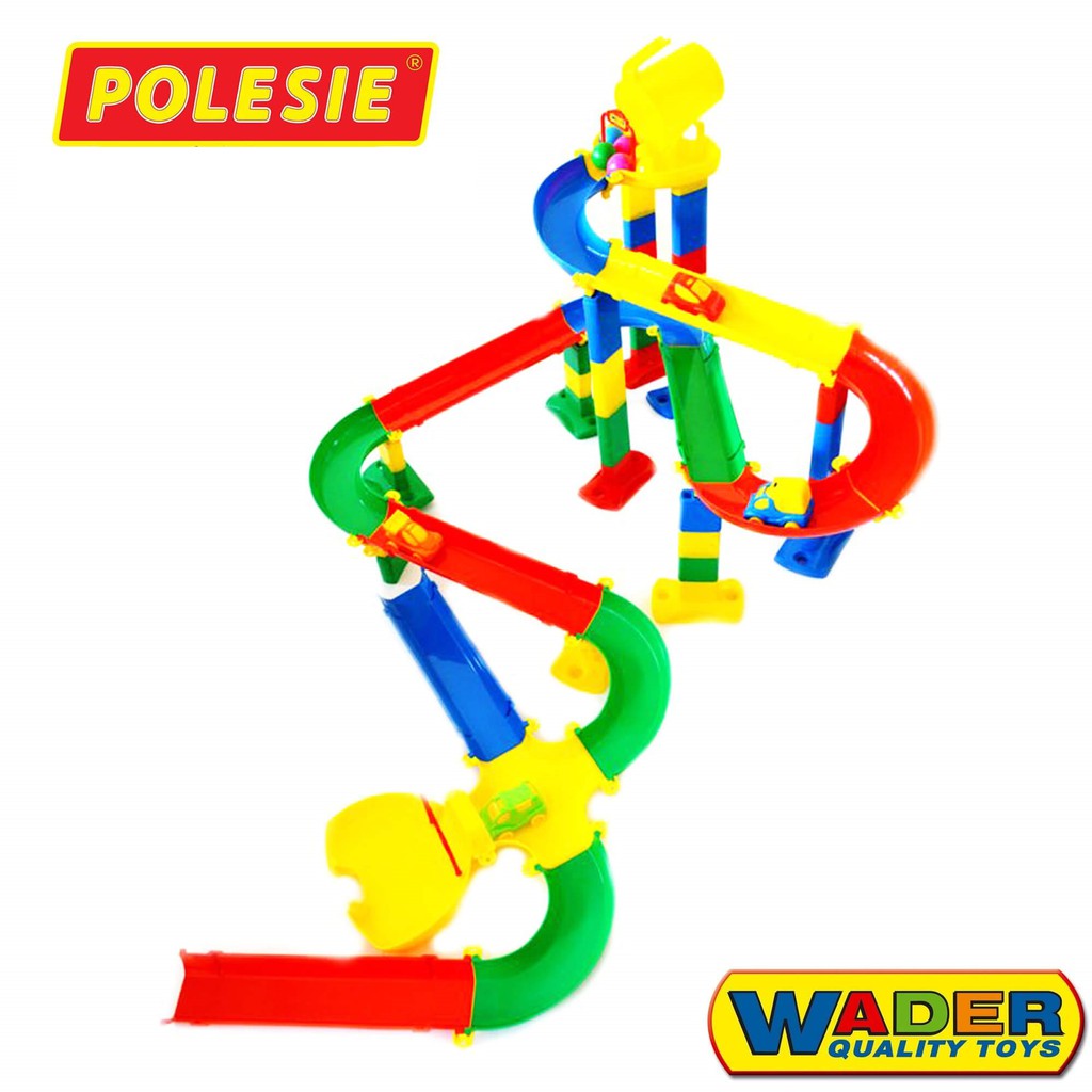 Bộ mô hình đồ chơi đường đua cho bi và xe ô tô Số 2 – Polesie Toys