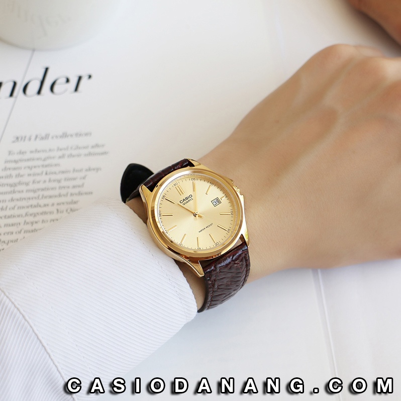 Đồng hồ nam dây da Casio chính hãng Anh Khuê MTP-1183Q-9ADF (38mm)