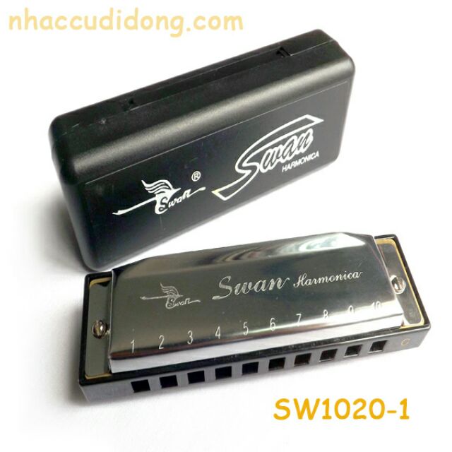 Kèn harmonica Diatonic Swan SW1020 Key C 10 lỗ