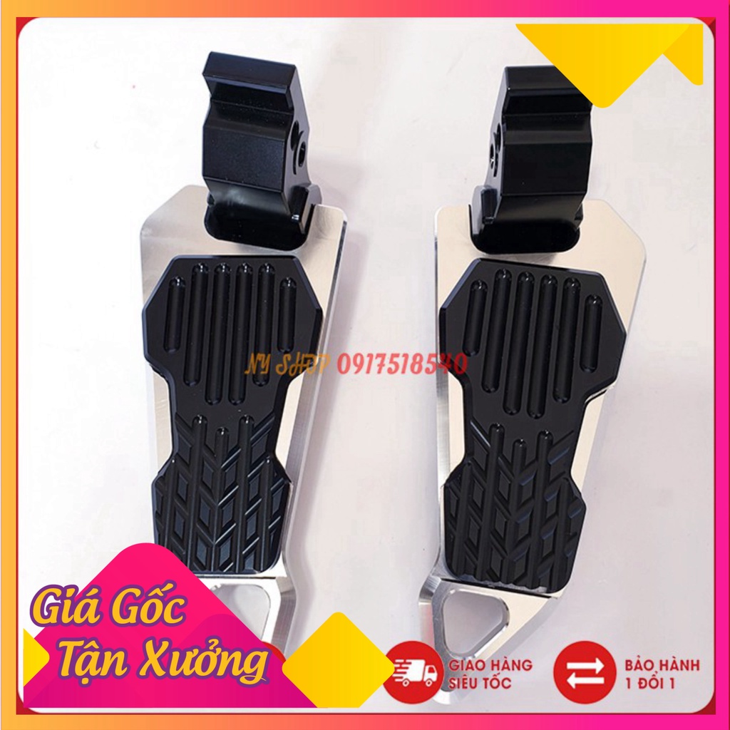 Gác Chân Biker CNC Gắn SH 2020 - SH 2021 - SH 2022 Hàng Dầy Loại 1 (Ảnh Sp thật)