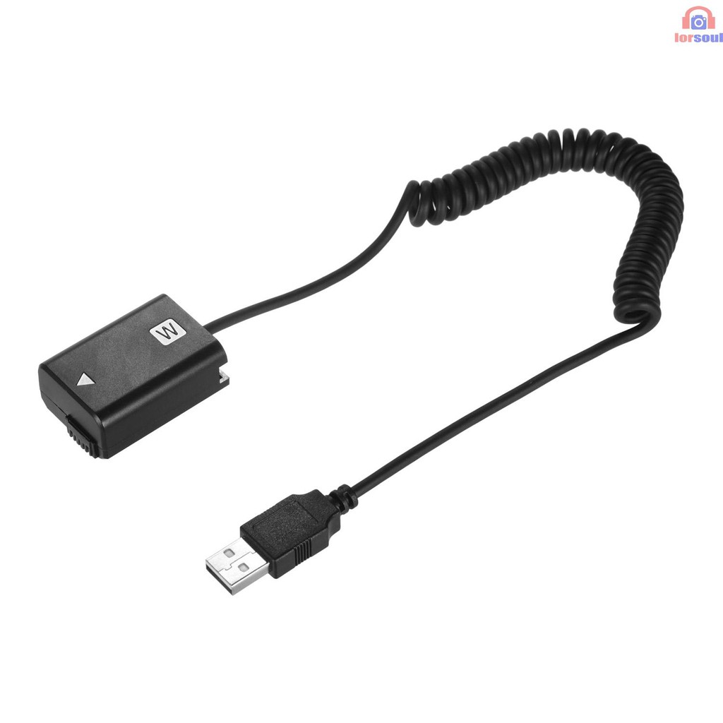 Bộ kết nối pin ảo Andoer 5V USB NP-FW50 cho Sony A7 A7II A7R A7S A7RII A7SII A6000 A5000 A3000 NEX5 NEX3 ILDC