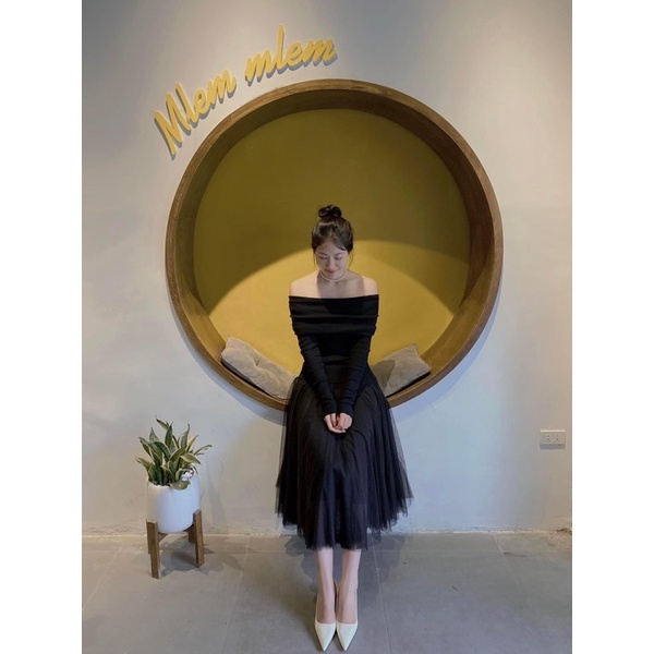 𝐧𝐠𝐨𝐜𝐚𝐧𝐡𝟔𝟗𝟓𝟗 CV1018 Chân Váy ren dáng dài 85 cm xoè lưới 3 lớp Quảng Châu phong cách tiểu thư Hàn Quốc N999 | BigBuy360 - bigbuy360.vn