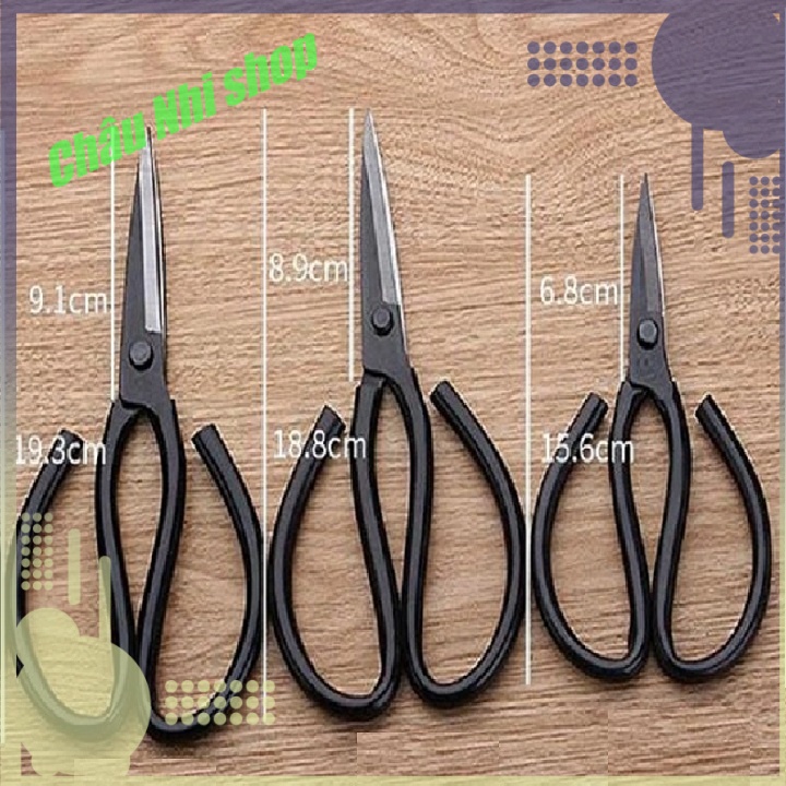 Kéo lưỡi thẳng cắt tỉa chi răm cây cảnh