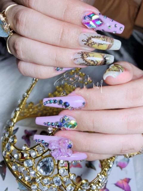 Vương miện chụp ảnh, phụ kiện nail , móng tay chân