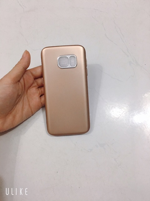 Ốp dẻo sam sung S6 edge mầu vàng da