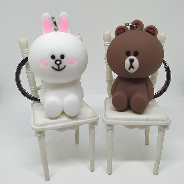 Móc khóa thỏ Cony ✅ FREESHIP  Có video thật  Móc khóa thỏ Cony cao 5cm ✓Hàng mẫu 2 - Phát Huy Hoàng