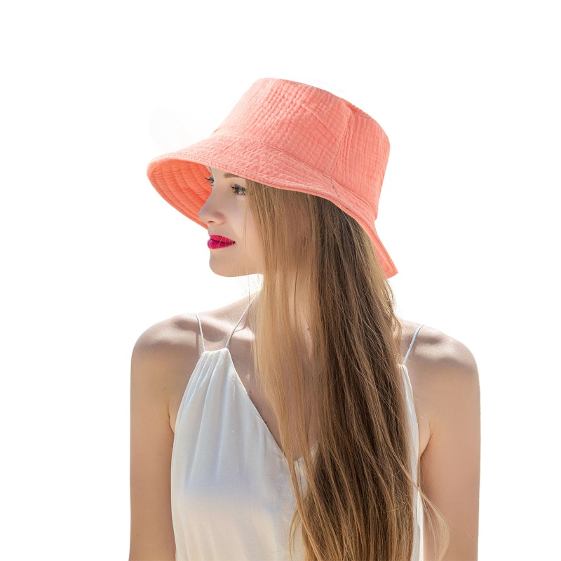 Mũ Bucket Chống Nắng / Tia UV Có Dây Đeo Thời Trang Hè Thu Cho Nữ
