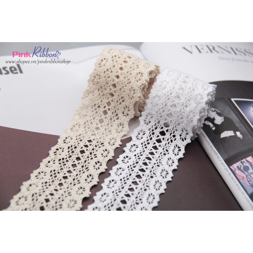 Ren viền hoa hướng dương cỡ 4,5cm