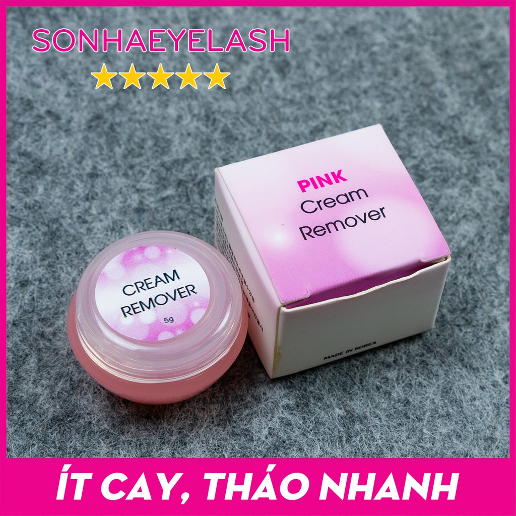 Sáp tháo mi xanh vàng hồng Hàn Quốc, tháo nhanh, không cay, trọng lượng 5gr