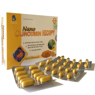 [Mua 2 giảm 15%] Nano Curcumin HECOPY (Hộp 6 vỉ mỗi vỉ 10 viên)