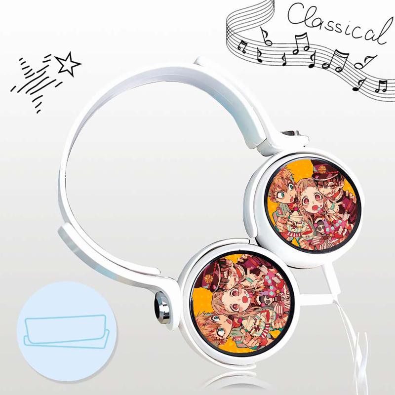 Tai nghe Ngu Thư Hân dạng chụp thiết kế thông minh cá tính cắm dây có mic anime chibi
