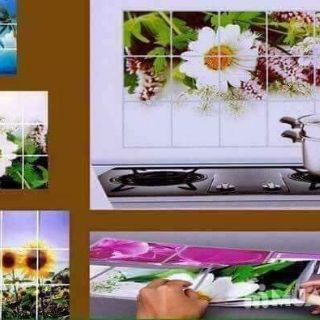Giấy dán bếp 3d