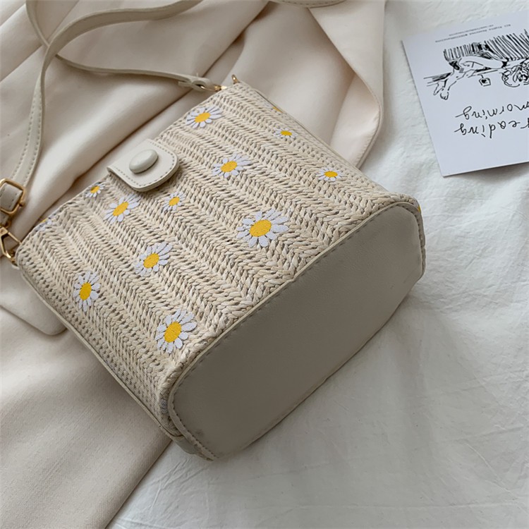 Túi Nữ Đeo Chéo Vải Hoa Cúc Đi Biển Dáng Xô Thời Trang TN 168 | BigBuy360 - bigbuy360.vn