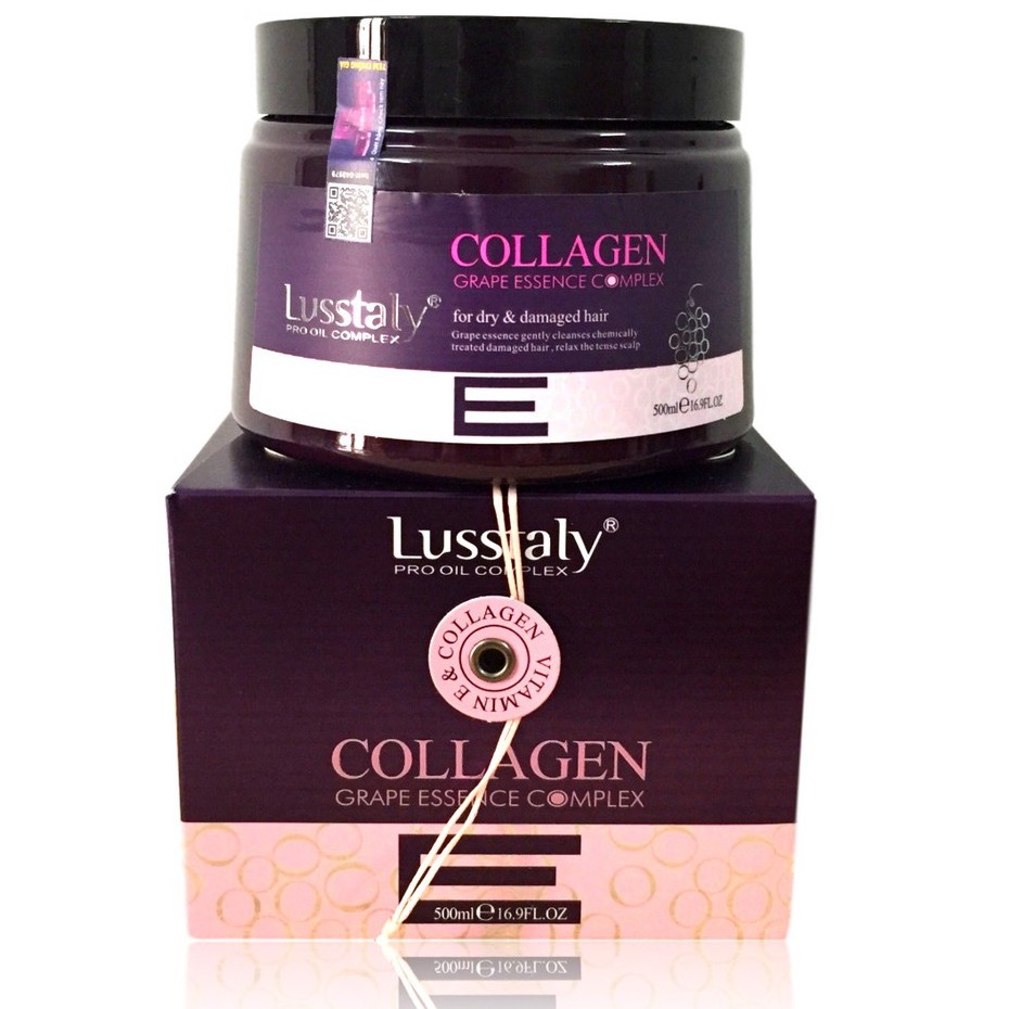 HẤP DẦU LUSSTALY COLLAGEN PHỤC HỒI TÓC SIÊU MƯỢT 500ML