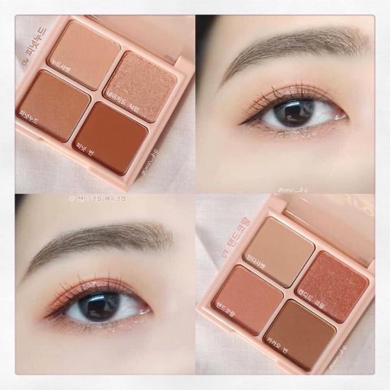 Phấn mắt 4 màu Holika Holika Nuỏp Shadow Palette