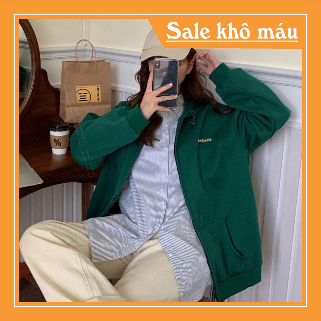 HOT TREND ÁO KHOÁC NỈ ANESTHESIA FORM RỘNG🍓🍏PHONG CÁCH HÀN QUỐC🍓🍏 | BigBuy360 - bigbuy360.vn