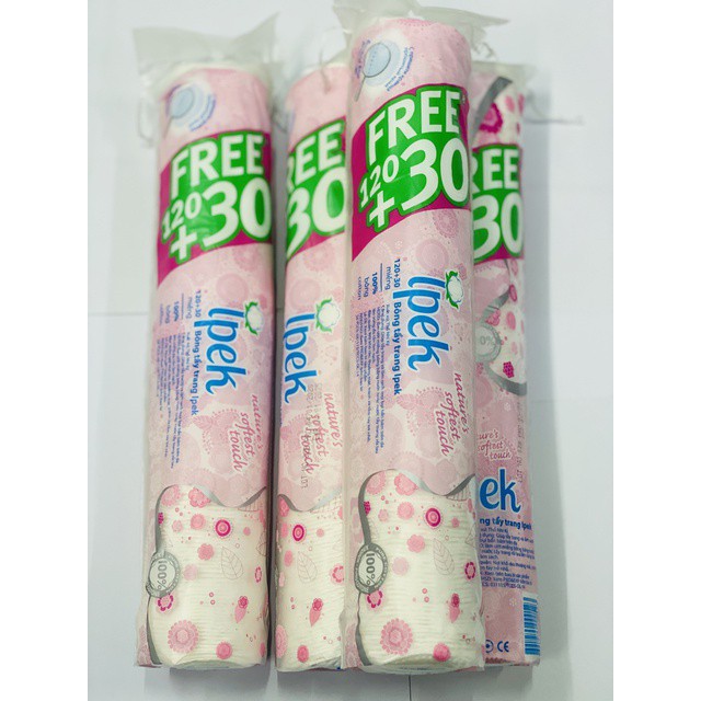 [Mẫu Mới] Bông Tẩy Trang Ipek Thổ Nhĩ Kì 150 Miếng / gói Ipek Cotton Pads | BigBuy360 - bigbuy360.vn