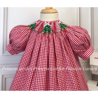 ĐẦM SMOCK NOEL CÂY THÔNG