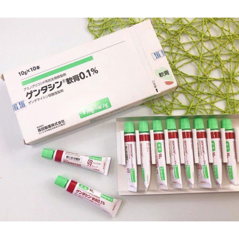 Gel bôi giảm sẹo Gentacin 0.1% Nhật Bản - tuýp 10g
