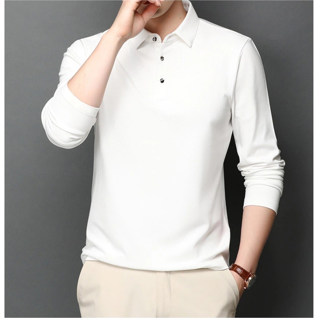 Áo Polo nam tay dài 95% Cotton Hàng VNXK Loại 1 | BigBuy360 - bigbuy360.vn