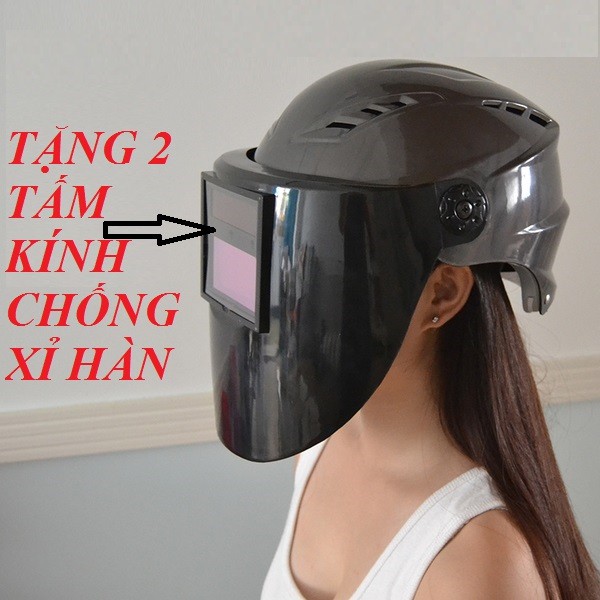 Mặt nạ hàn điện tử Kw0-700 tặng kèm kính chống sỉ