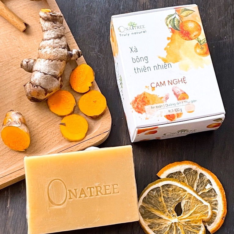 Xà Bông Thiên Nhiên OnaTree Chăm Sóc Da Mặt và Body Mềm Mịn Giảm Mụn