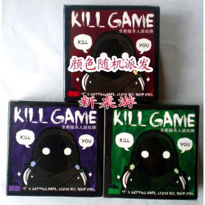 (144 lá) 4 Bộ thẻ bài kill game 36 lá.Thẻ bài ma sói yugi tarot one piece luffy zoro sakura mèo nổ ma sói clow conan