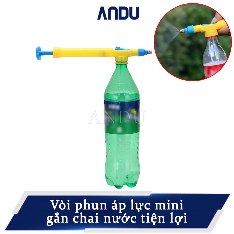 Vòi Phun Bình Xịt Gia Dụng Bình Xịt Áp Lực Không Khí Có Thể Tưới Nước Rửa Xe Vòi Chậu Rửa Với Chai Nước Giải Khát