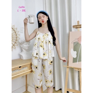 Siêu phẩm: lụa latin 40-70kg đồ bộ siêu mềm mát, chuẩn cao cấp