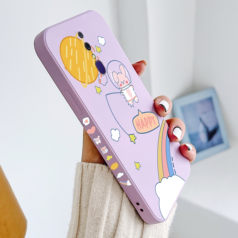 Ốp Điện Thoại Silicone TPU Mềm Họa Tiết Hoạt Hình Cho OPPO F11 F11 PRO F9 F7 F5