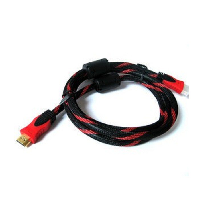 Cáp HDMI tròn bọc dù chống nhiễu dài 1.5M 3M 5M, cáp HDMI dây dù chống chuột full hd