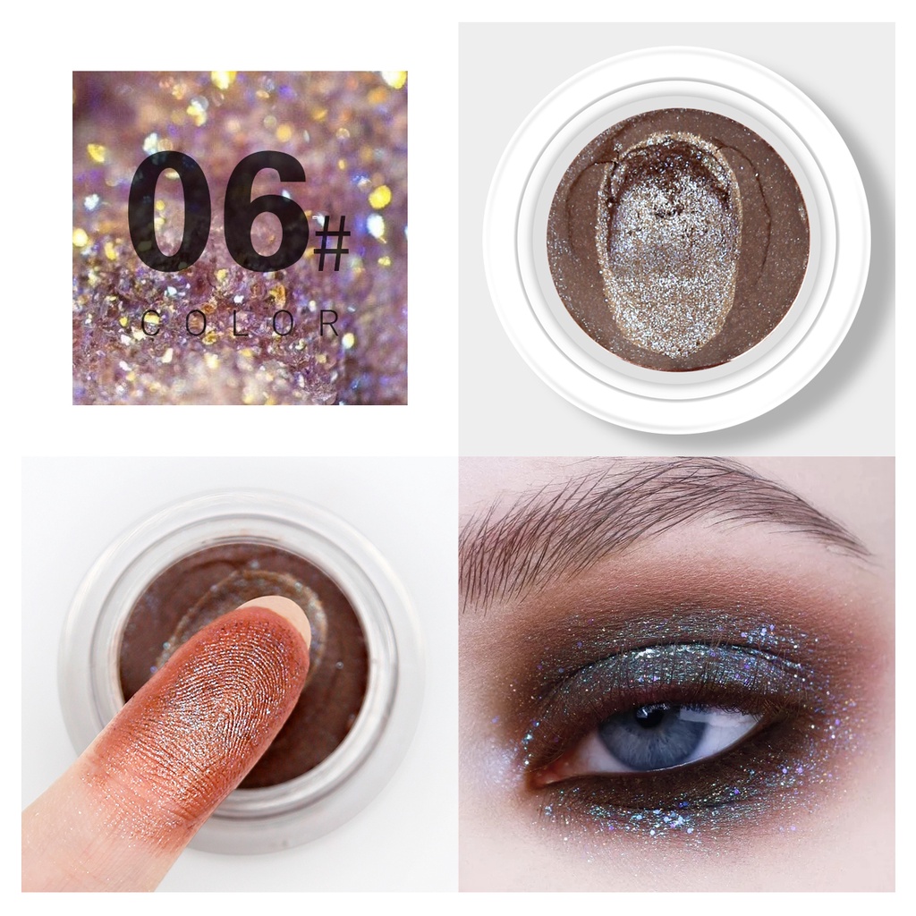 Derol Phấn Mắt Dạng Kem Có Nhũ Lấp Lánh Kháng Nước Lâu Trôi Và Chống Nhòe Phấn mắt đơn sắc