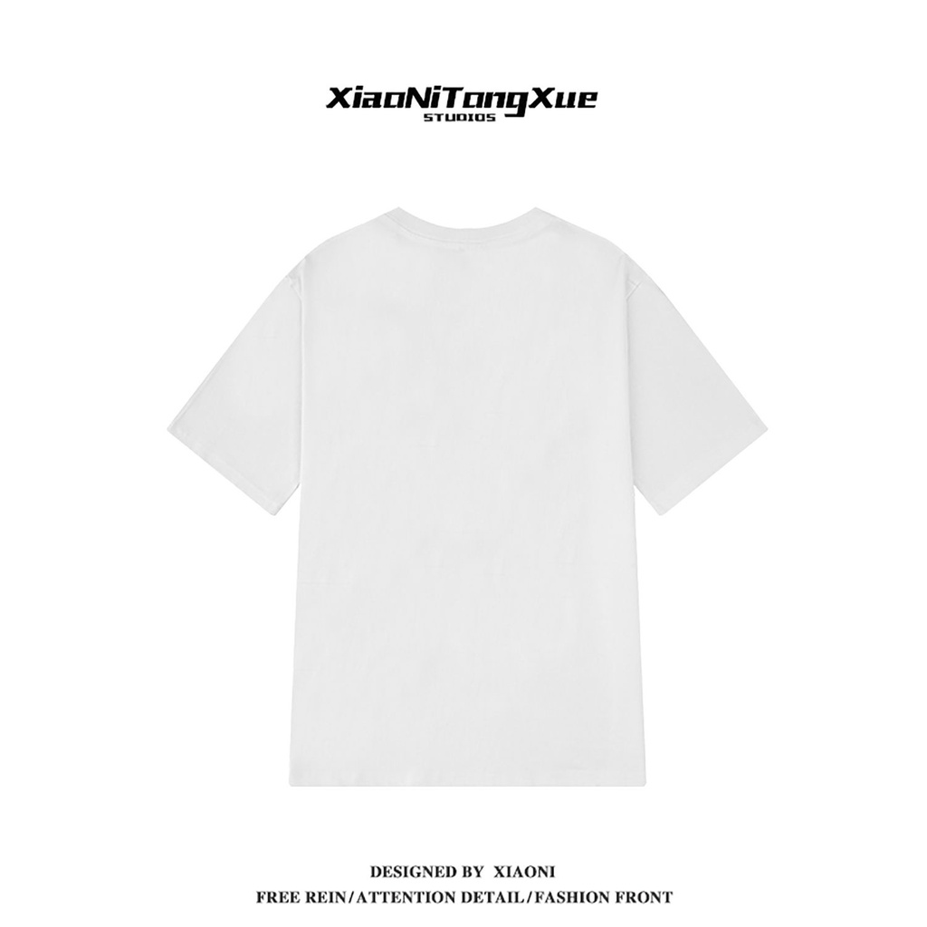 Áo Thun Cotton Tay Ngắn Dáng Rộng Thiết Kế Mới Thời Trang Dành Cho Mùa Hè