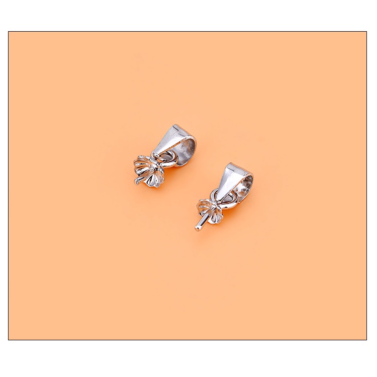 █diy゜ S925 Bạc●Mặt Dây Chuyền Bạc S925 Đính Ngọc Trai Dễ Phối Đồ