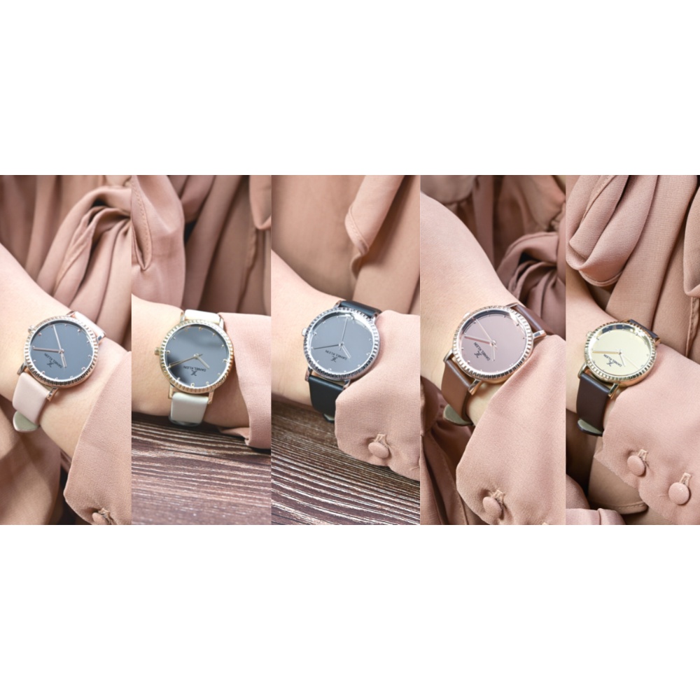 Đồng hồ nữ Daniel Klein Watch DK.1.12533 mặt tráng gương, kính cứng chống xước, chống nước, dây da đeo tay cao cấp