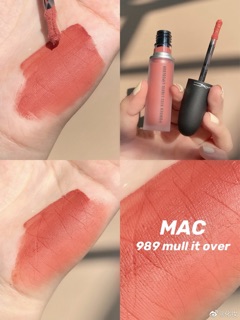 SON MAC POWDER KISS LIQUID - 989 MULL IT OVER ✈️ AUTH ✈️ FREESHIP [Chính Hãng]