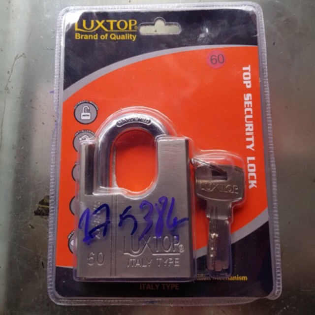 Ổ khoá LUXTOP 60mm chống cắt