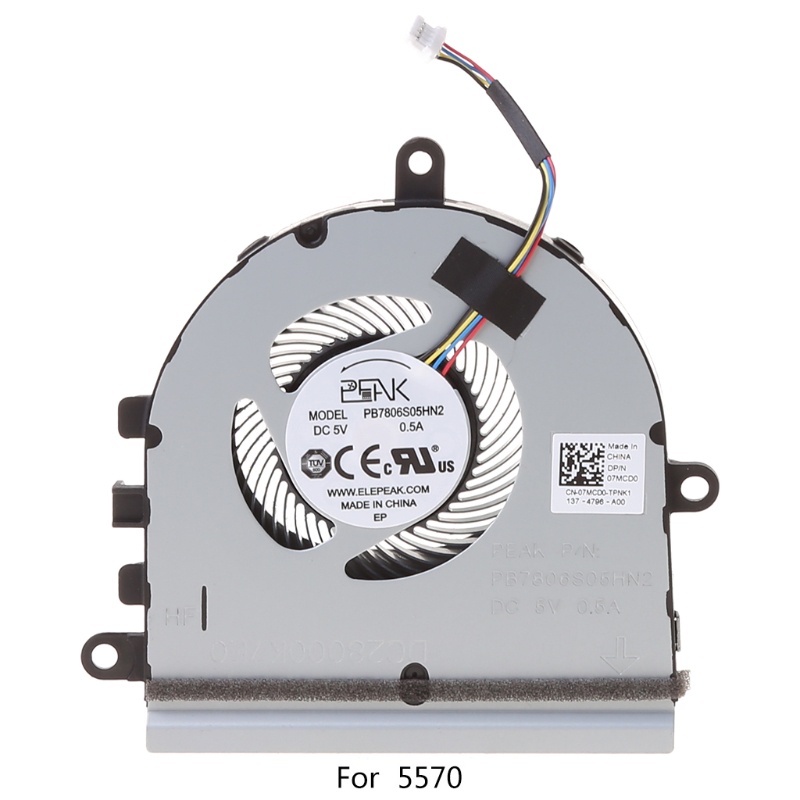 Quạt tản nhiệt CPU thay thế cho máy tính xách tay Dell Inspiron 15 5570 5575