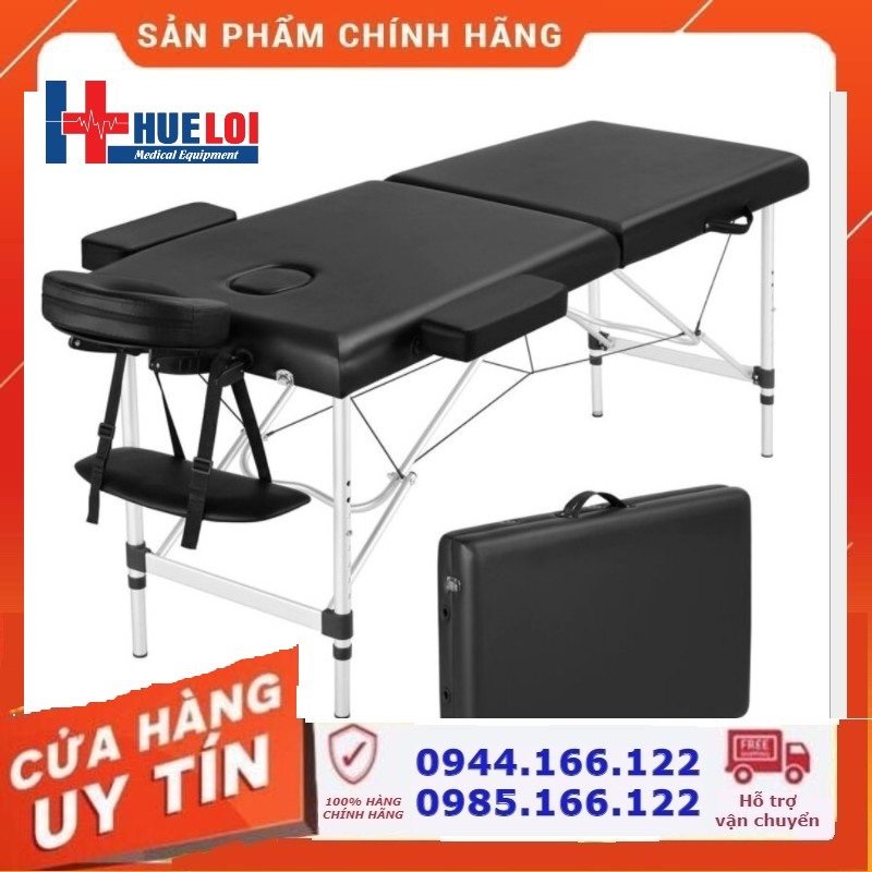 GIƯỜNG SPA MASSAGE GẤP GỌN CHÂN SẮT, CHÂN HỢP KIM NHÔM