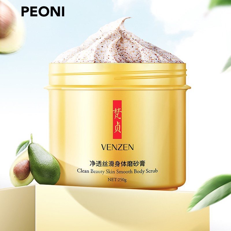 Tẩy Tế Bào Chết Toàn Thân Thành Phần Bơ Hạt Mỡ Hạt Óc Chó Dưỡng Ẩm Sáng Da Da Căng Mịn 250g | BigBuy360 - bigbuy360.vn