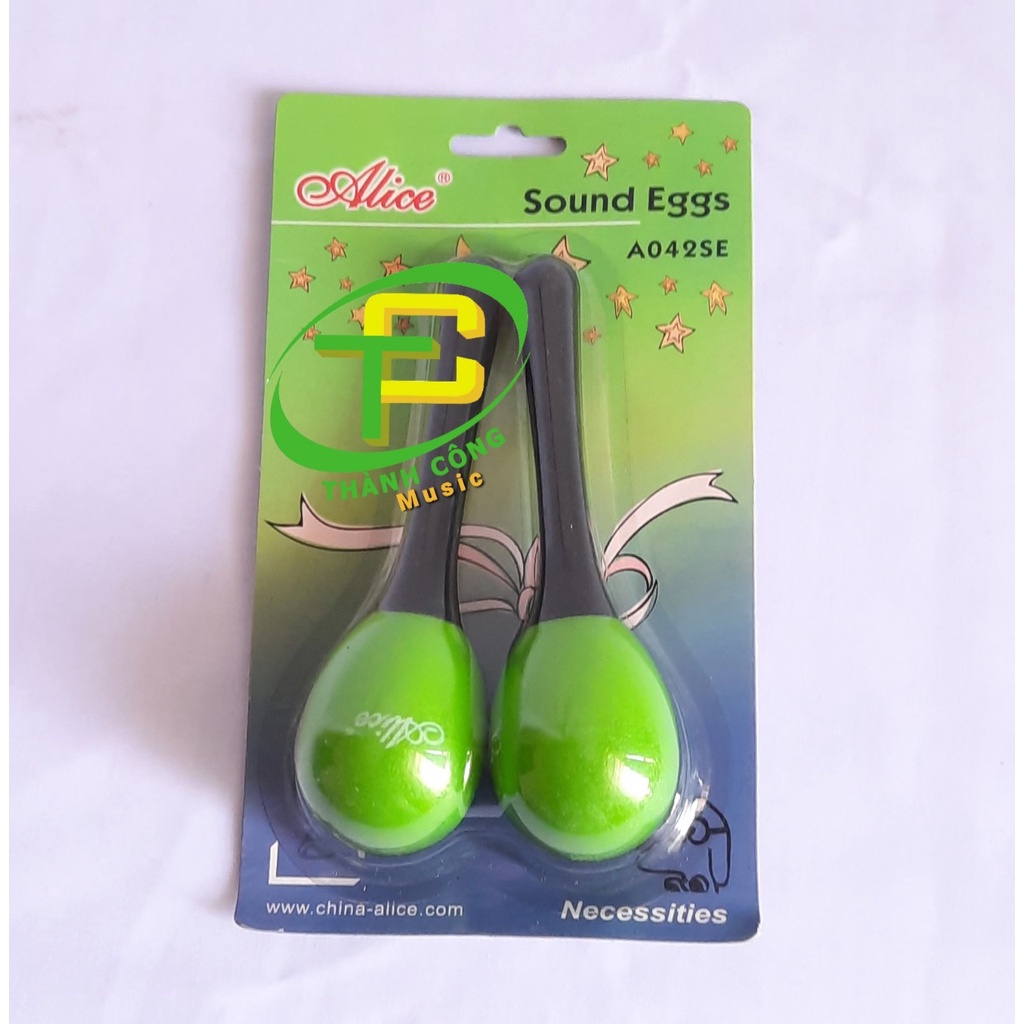 Maracas Alice đùi gà nhỏ sound eggs 1 cặp