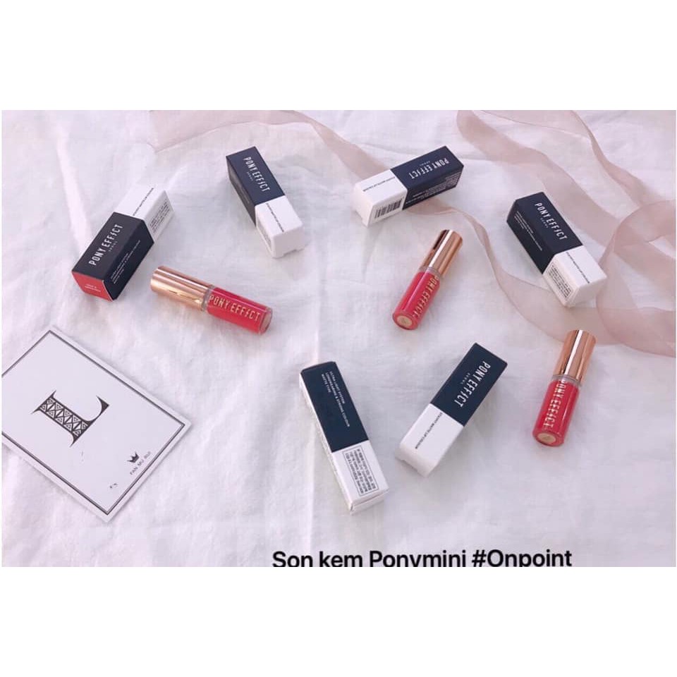 Son kem Pony Effect Stay Fit Matte Lips - MINI SIZE màu: Onpoint : hồng baby.