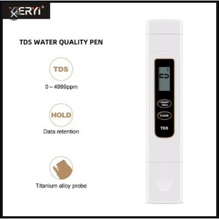 Máy kiểm tra chất lượng nước tds-5, dụng cụ kiểm tra nước uống máy đo 0-4999 ppm