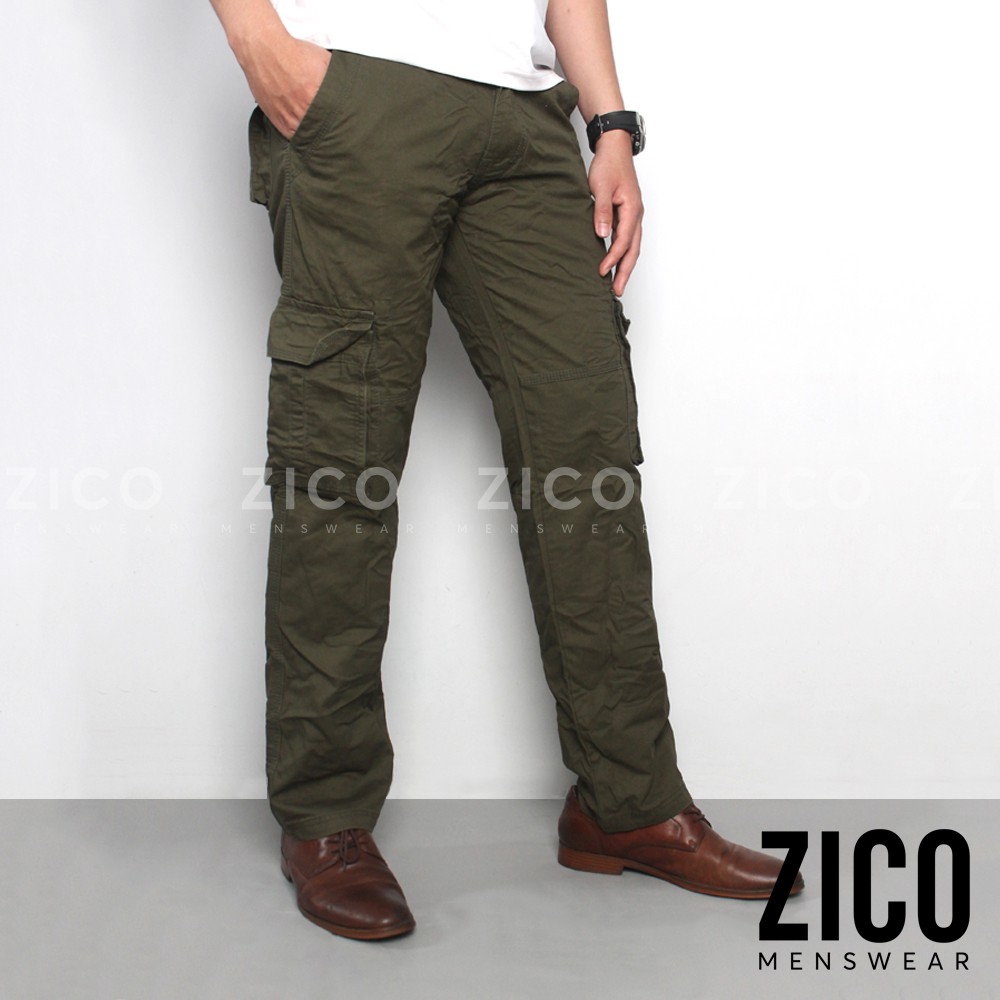 Quần dài nam kaki túi hộp ZICO MENSWEAR 6 túi  - Chất vải Kaki dày dặn, không phai màu