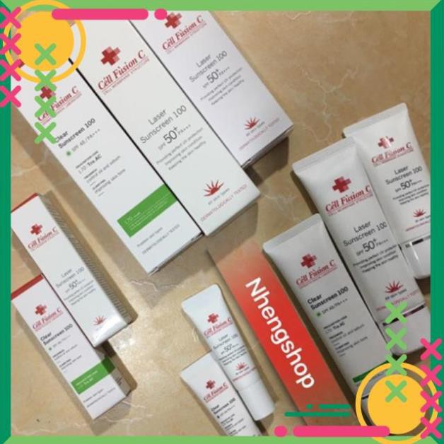 [Mini/Full 10/50ml] Kem chống nắng CELL FUSION C LASER SUNSCREEN SPF 50+ PA+++